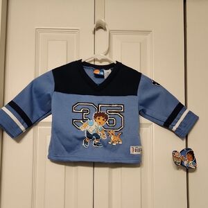 Vintage Go Diego Go Animal Rescuer Baby Jaguar Sweatshirt 18mo. NWT